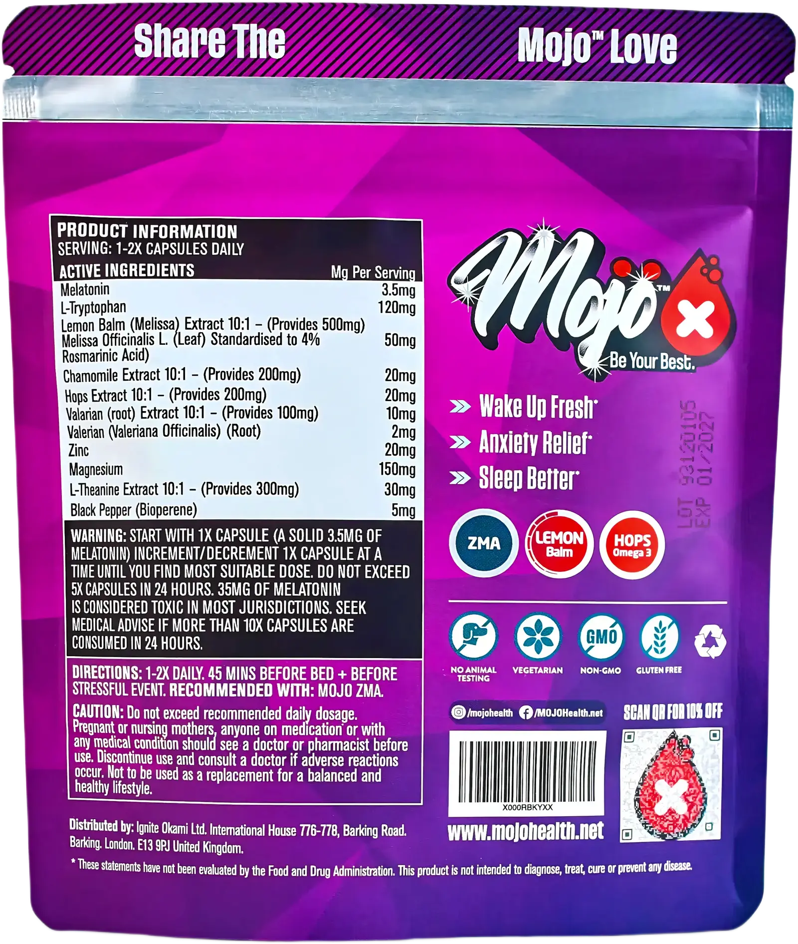 MOJO™ RECHARGE カプセル
